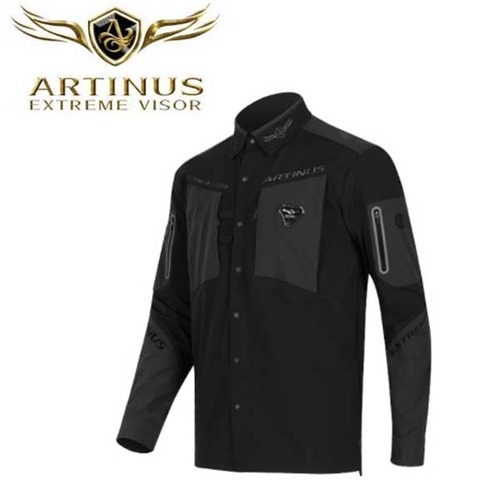 [아티누스] AD-502 파워스트레치 셔츠 (블랙)