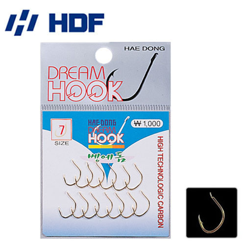 [해동] HH-392 드림훅 벵에돔바늘 (금)